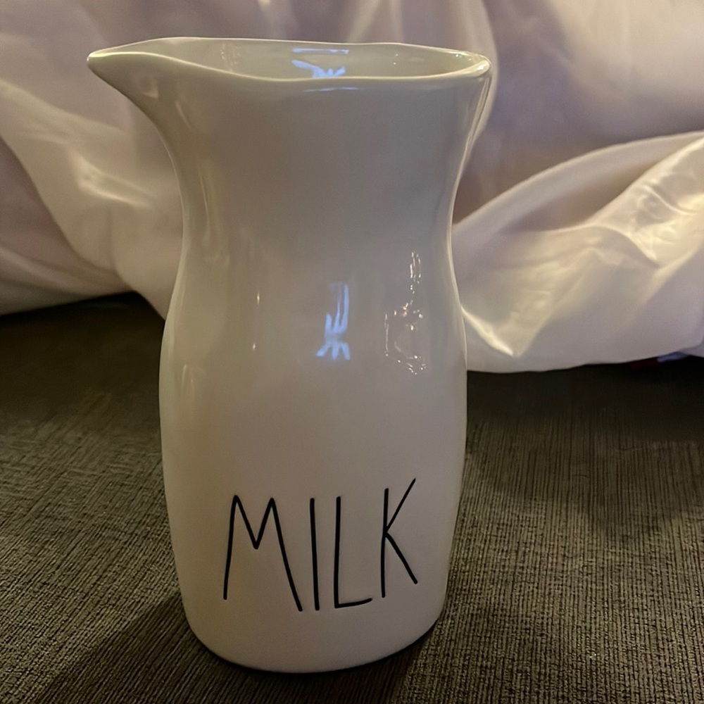Rae Dunn by Magenta unique with imperfections Milk Pitcher/Carafe.
